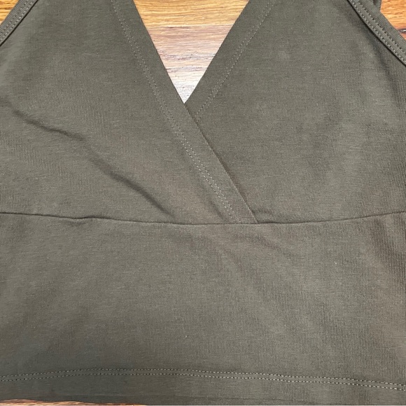 Pacsun Brown Crop Tank Top Vneck Spaghetti Straps New Size 1 (xs) - Picture 5 of 12